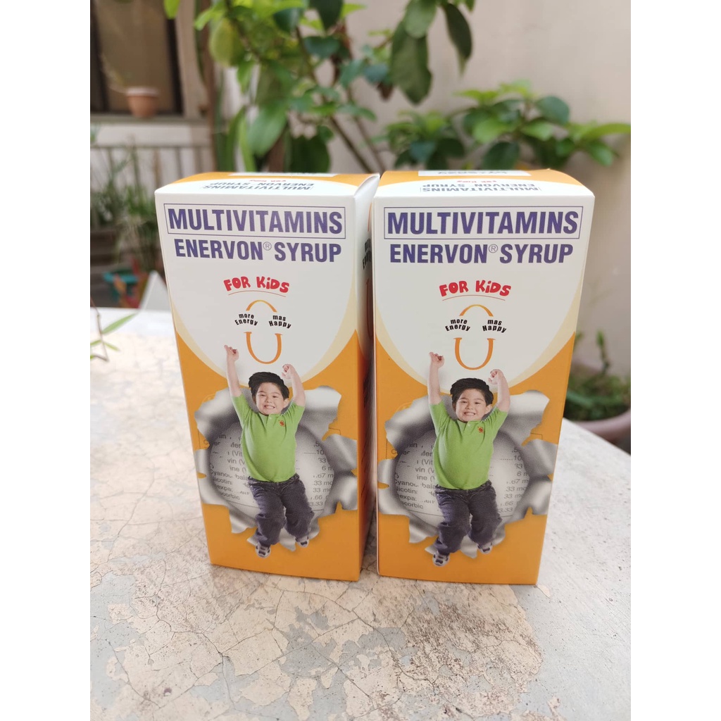 Multivitamins Enervon Syrup for kids 120ml Shopee Philippines