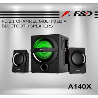 f&d f210x 2.1 channel multimedia bluetooth speakers