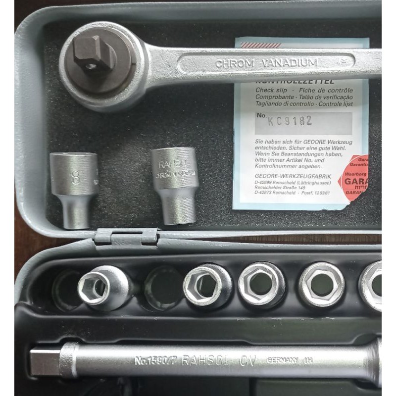 RAHSOL 13 pc 1/2 drive 8 - 24mm Socket Wrench Set | Shopee Philippines