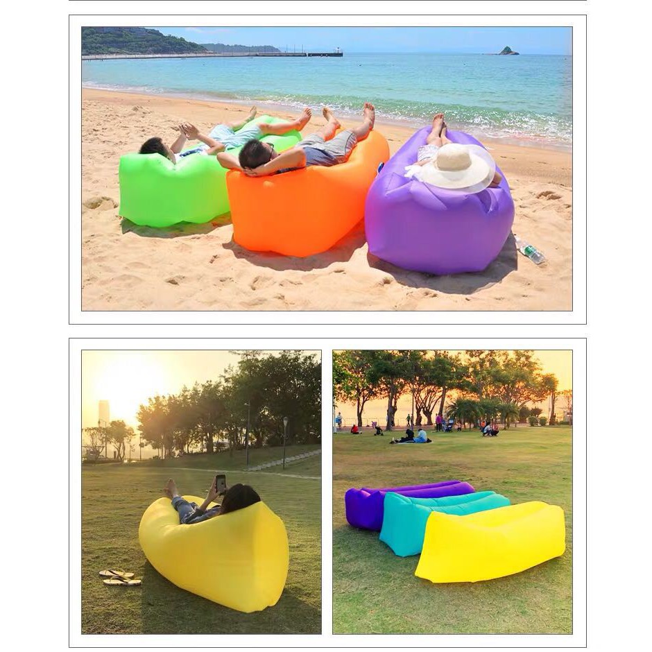 Banana Bed Sofa Air Bed Chair Couch Lounger Sc Shop Shopee