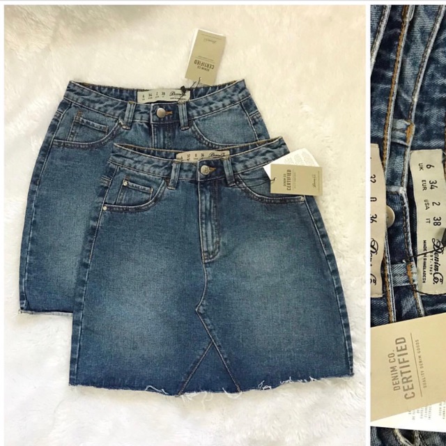 denim & co skirts