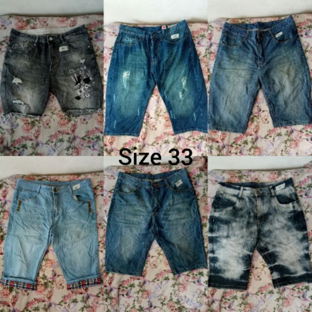 Maong/Tattered Short for Men | Shopee Philippines