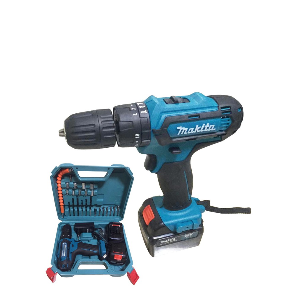 Makita 26V High Quality Cordless IMPACT Drill Set Shopee Philippines