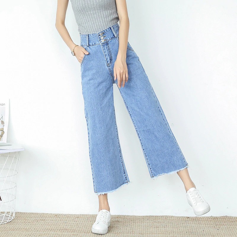 loose ankle length jeans