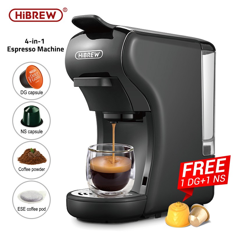 HiBREW 4 in 1 Expresso Coffee Machine Capsule Espresso Machine, pod