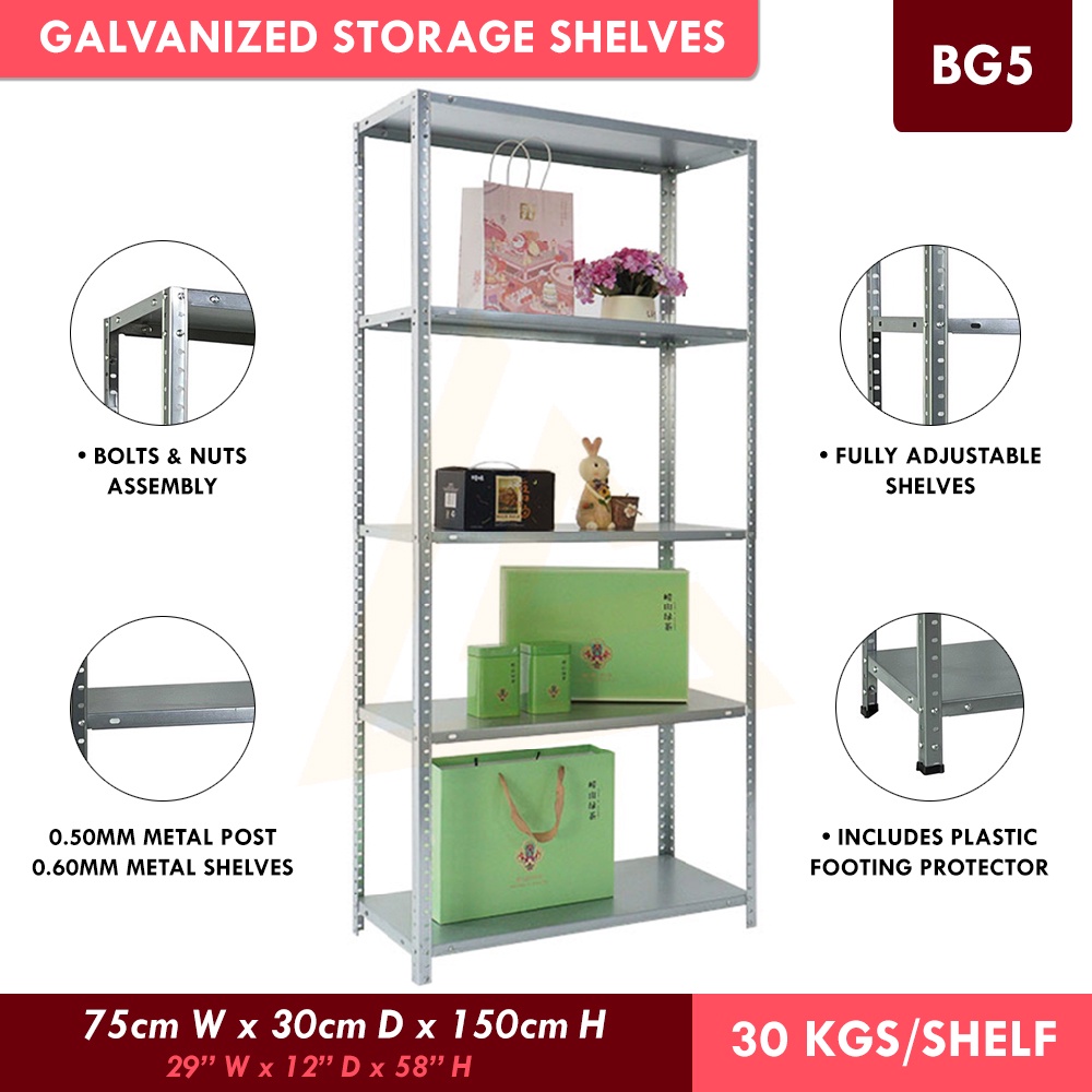 All Steel Storage Rack Metal Rack Shelf 3 Layers 4 Layers 5 Layers