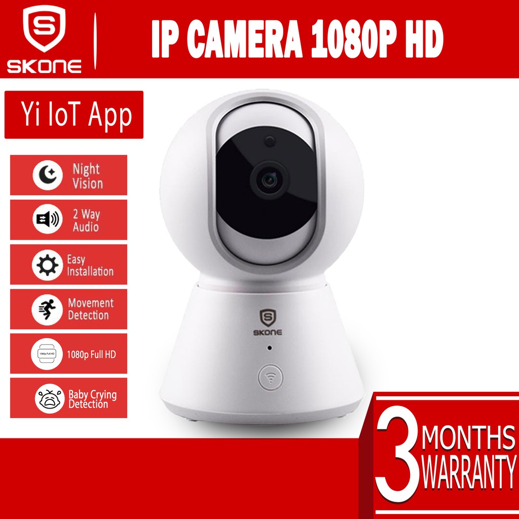 IP Camera 1080P HD 360° PanTilt CCTV Wirelesss Security Camera Night ...