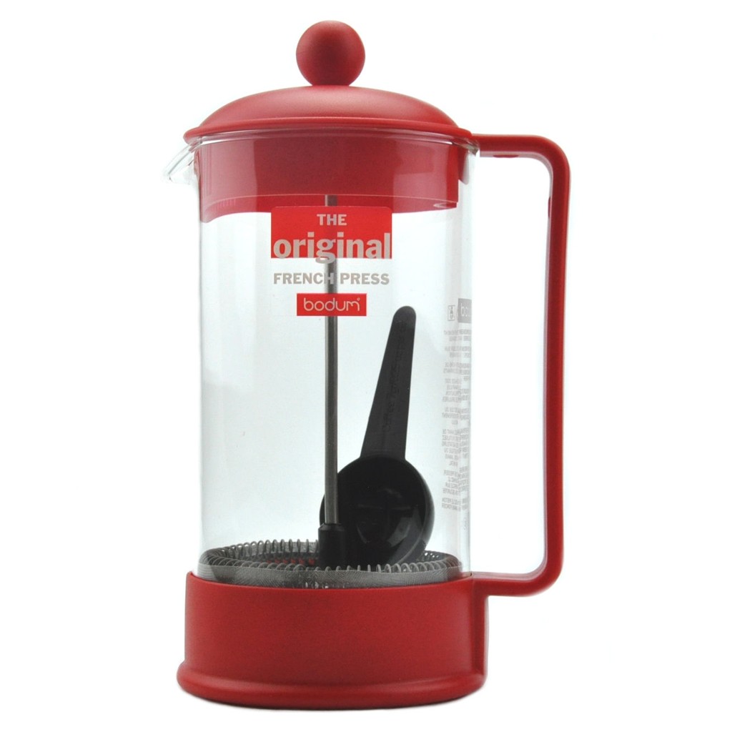 red french press