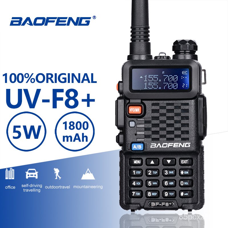 Baofeng BFF8+ Upgrade New Walkie Talkie Police Two Way Radio Pofung F8