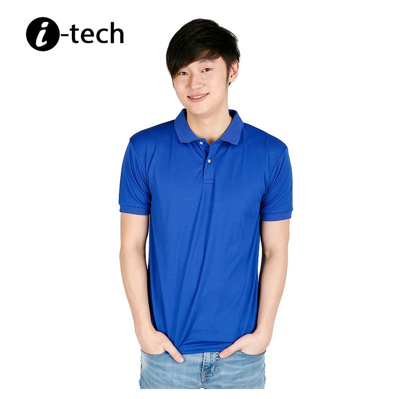 Itech DriFit Plain Polo Shirt (Royal Blue) Shopee Philippines