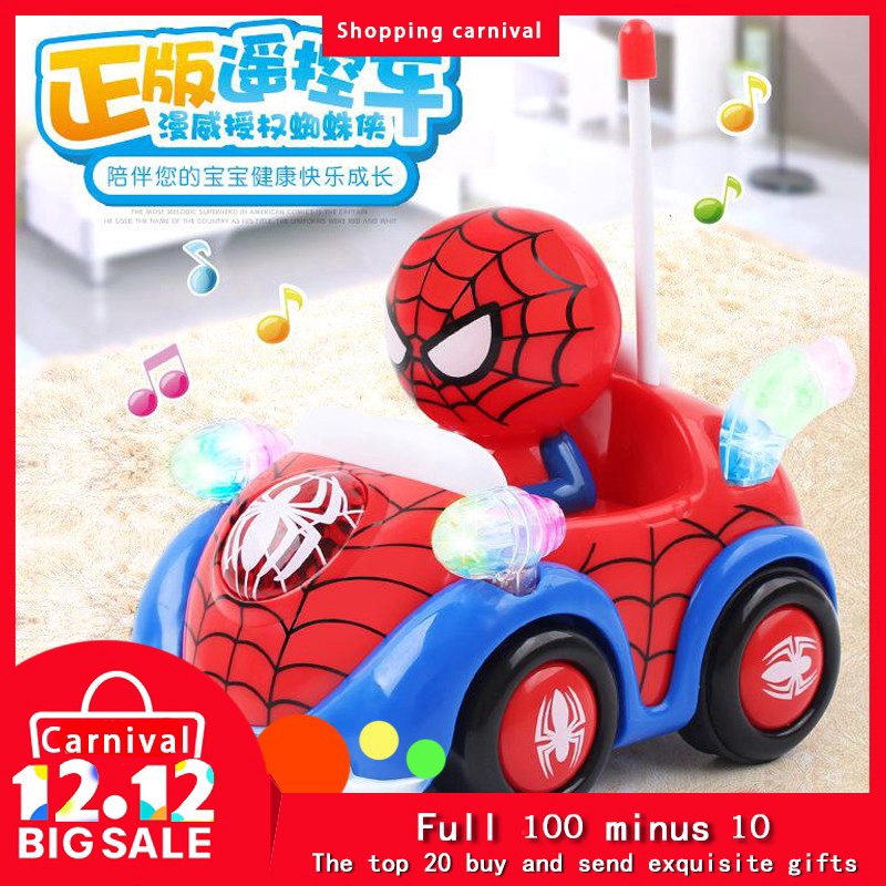 big spiderman car