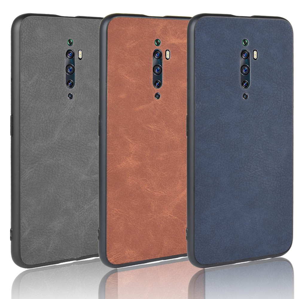 Oppo Reno2 F Case Pu Leather Hard Silicone Back Cover Phone Case Oppo