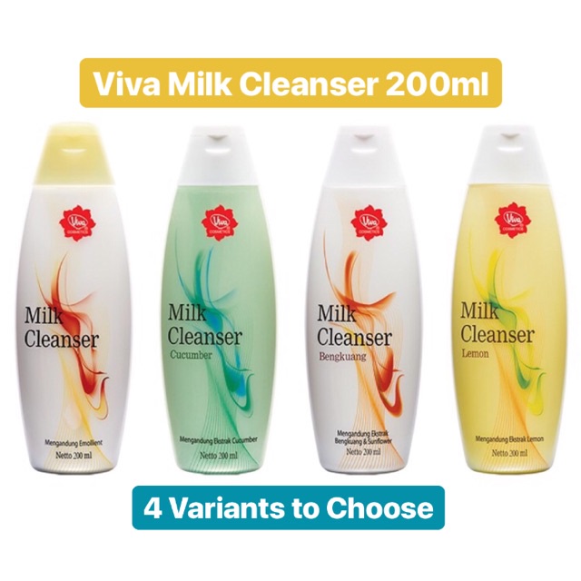 Viva MILK CLEANSER 200ML | Shopee Philippines