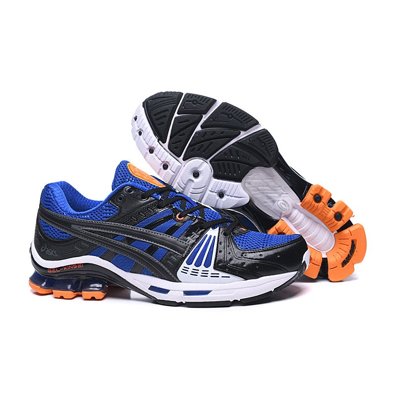 blue orange asics