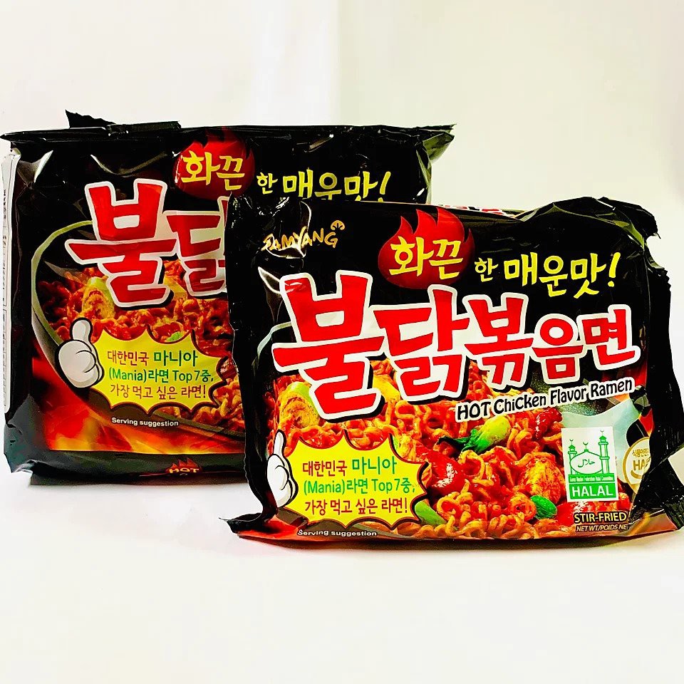 Samyang Buldak Hot Chicken Flavor Ramen Super Spicy Black Halal Food