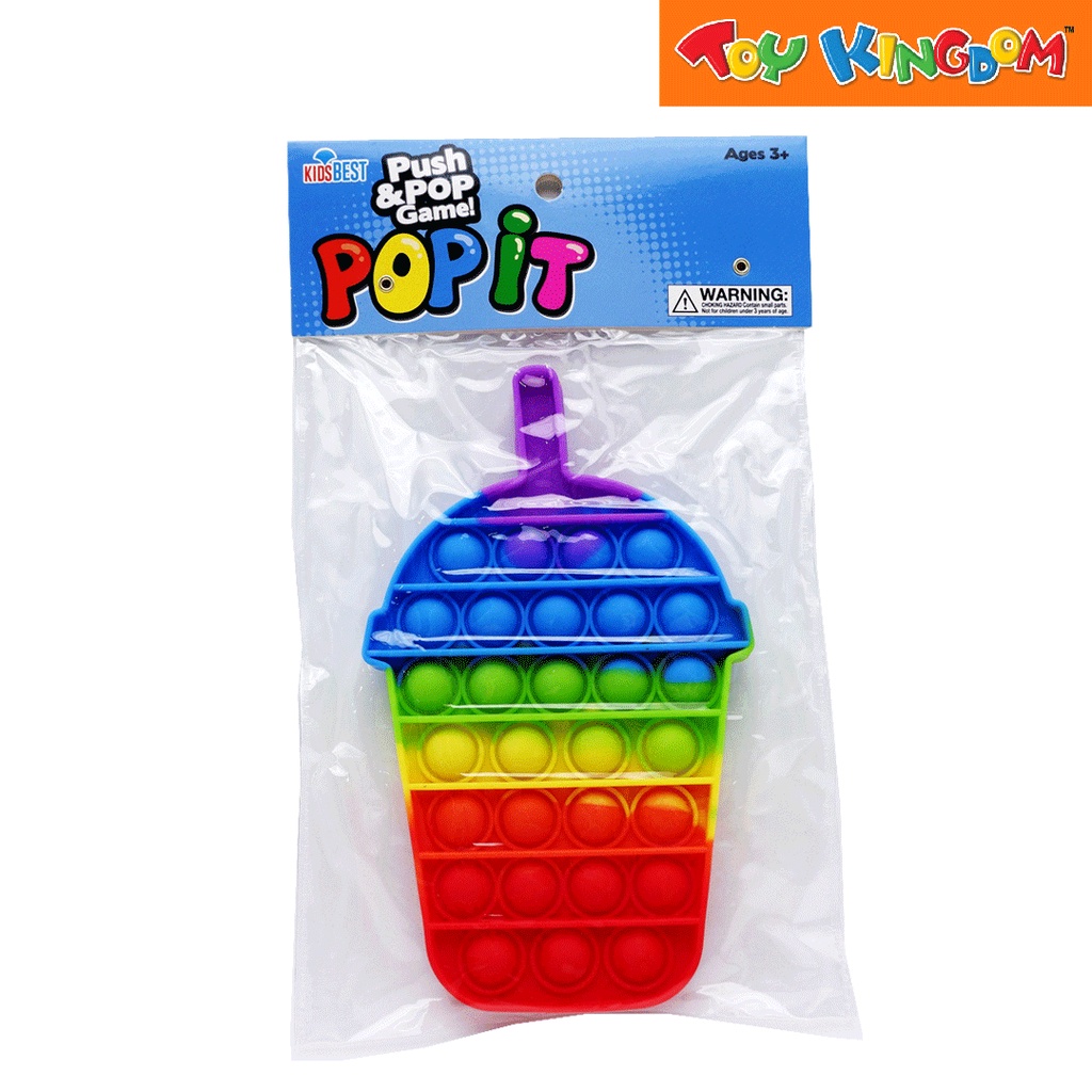 Push and Pop Game Milk Tea Blue Fidget Toy | Shopee Philippines