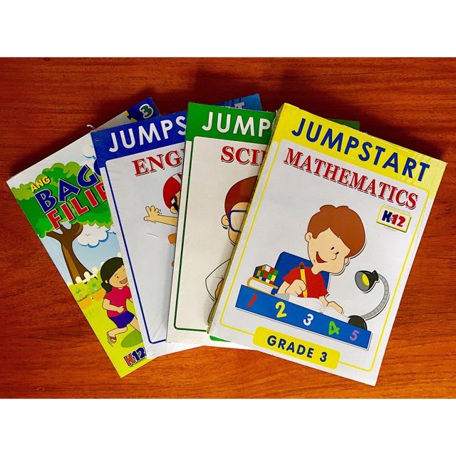 Featured image of (GRADE 3 WORKBOOKS) English, Filipino, Science & Mathematics