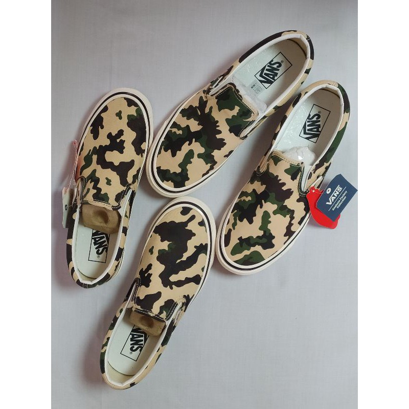 Vans Anaheim Slip On Camo | Shopee Philippines