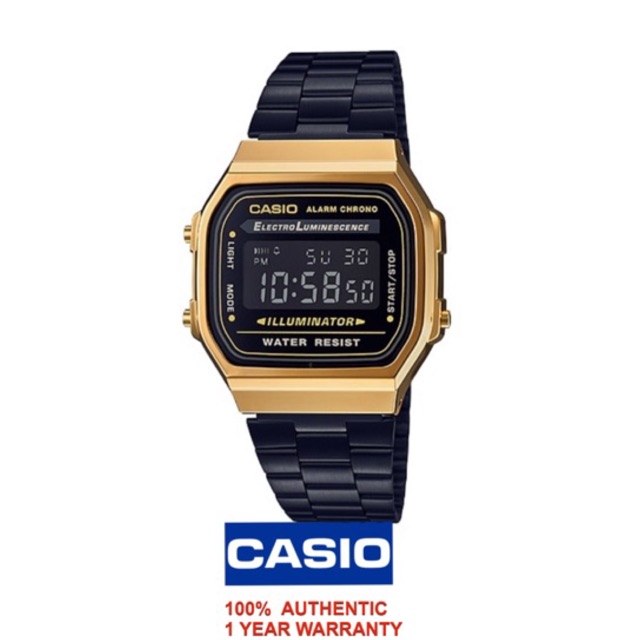 Casio Vintage A168WEGB-1B / A168 Black 