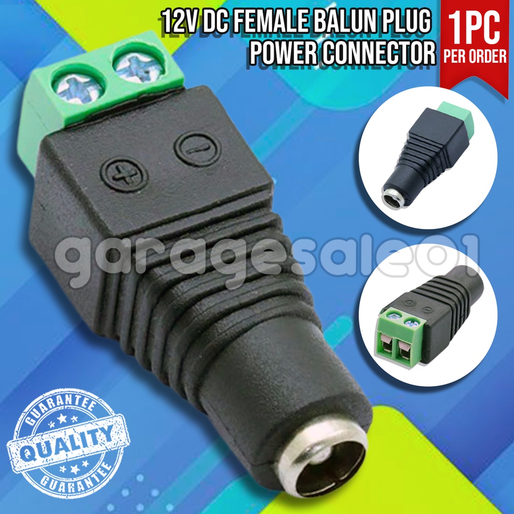 Female Barrel Jack Plug Connector 2.1 x 5.5 mm Shopee Philippines