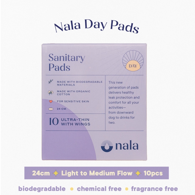 those days sanitary napkin Nala Biodegradable Day Pads Sanitary Pads