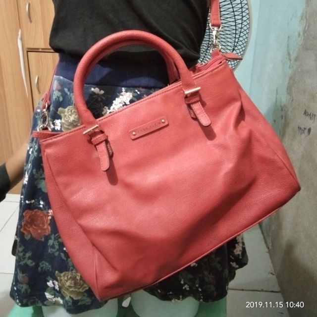 anne klein red bag