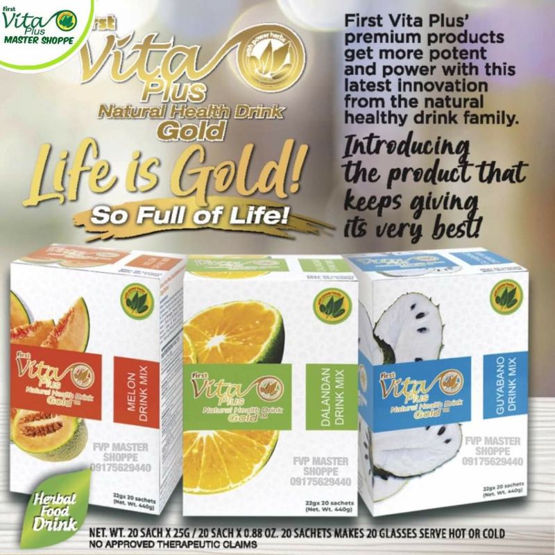 ORIGINAL FIRST VITA PLUS GOLD Shopee Philippines
