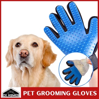 ZX HOMES Gentle Bath Grooming Massage Pet Brush Gloves