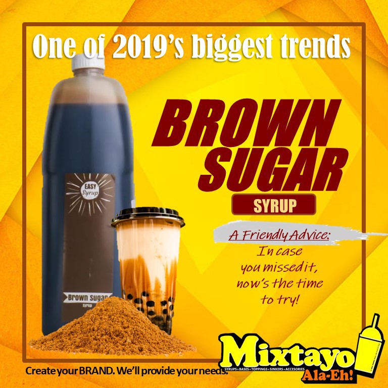 Brown Sugar Syrup (Easy Brand for Milktea, Coffee, Frappe and other