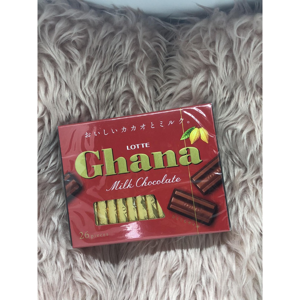 JAPAN'S LOTTE GHANA CHOCOLATES Shopee Philippines