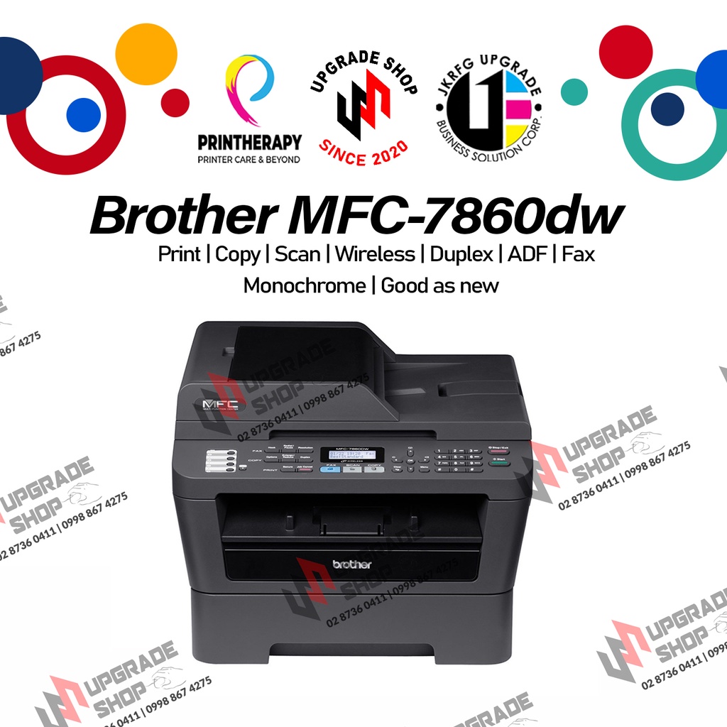 Brother Mfc 7860dw Good As New W Complimentary Toner And Drum 7860dw 7860 Shopee Philippines 4820