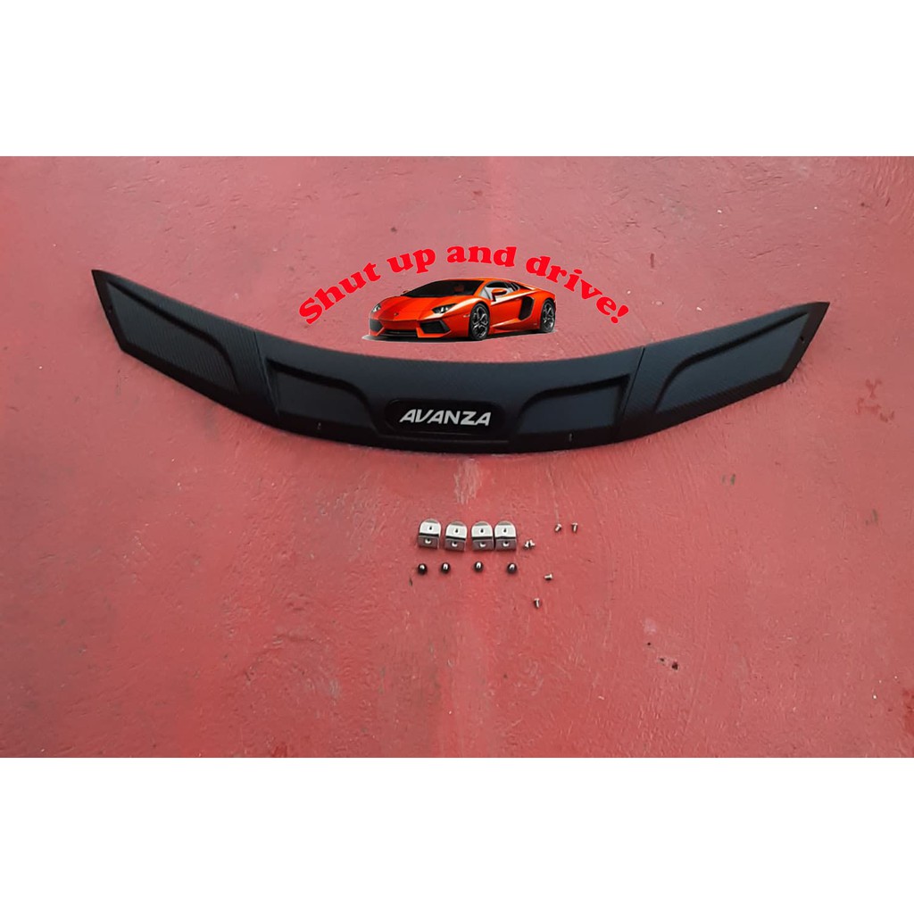 Original Carbon Hood Guard Protector for Toyota Avanza 20122015