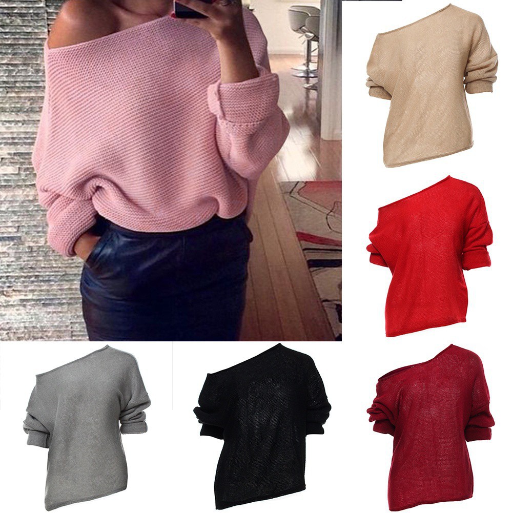 red off shoulder sweater dress