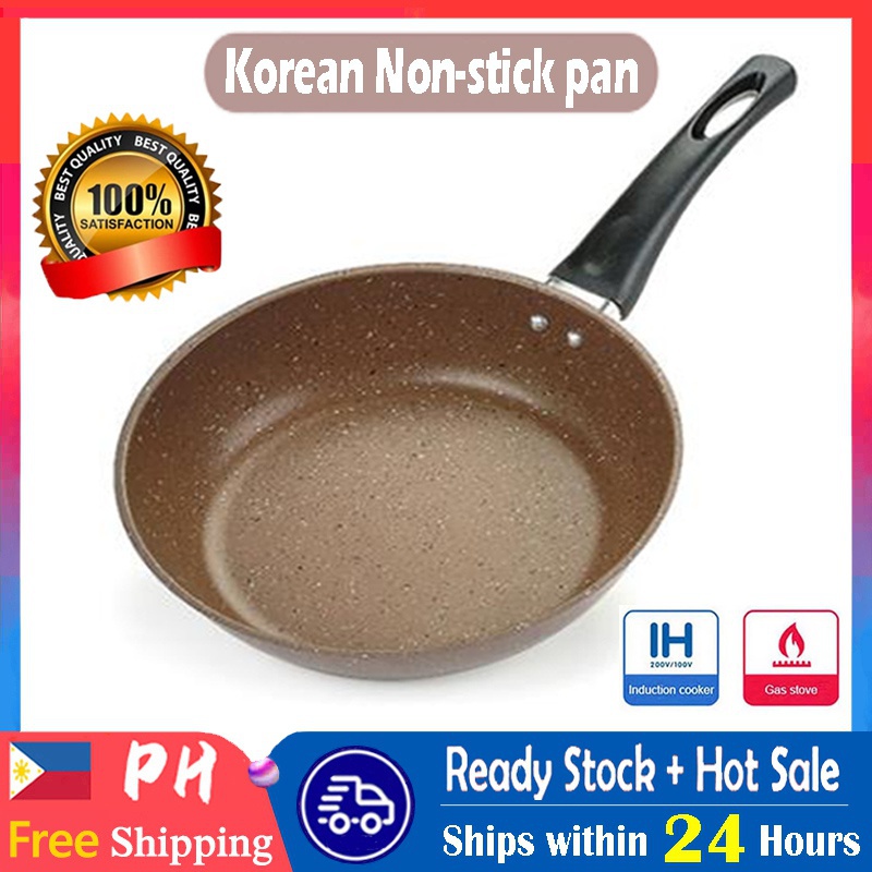 Korean Style Nonstick Pan 20cm/24cm/28cm Fresh Kitchen PreSeasoned