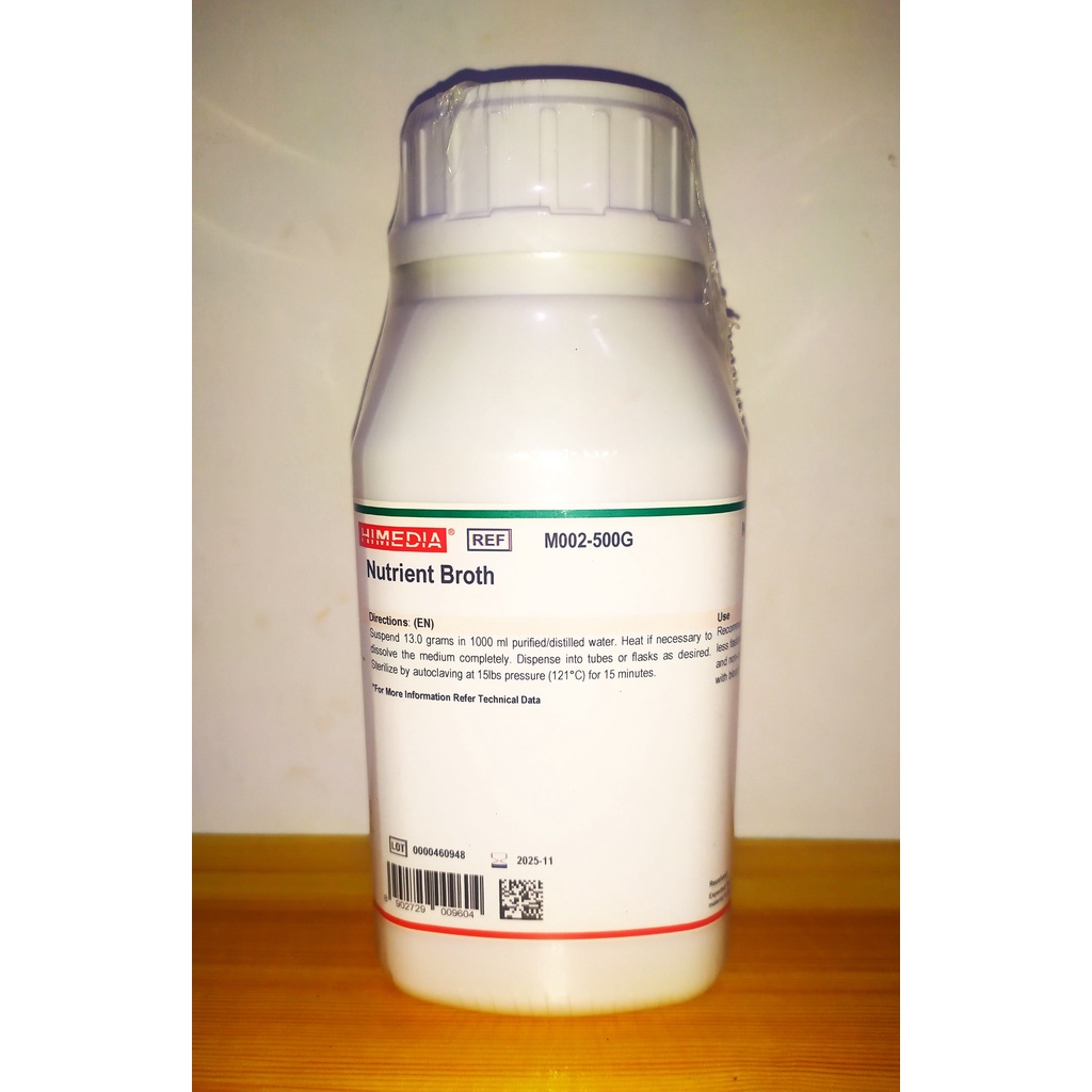 HIMEDIA Nutrient Broth 500g for Microbiology Shopee Philippines