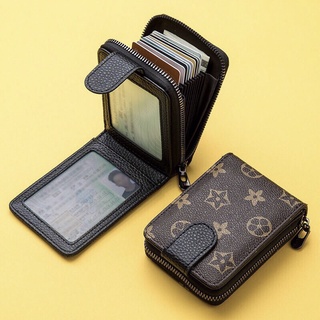 Card holder storage Compact Wallet Male Card Holder ID Bag Wallet Vehicle Licens