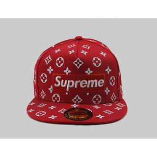 supreme louis vuitton hat red price