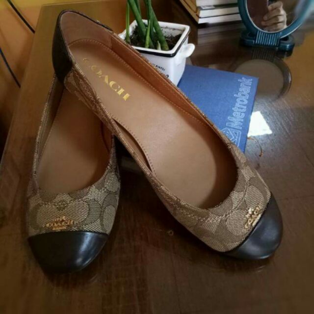 coach chelsea flat shoes