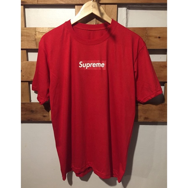 red supreme tshirt