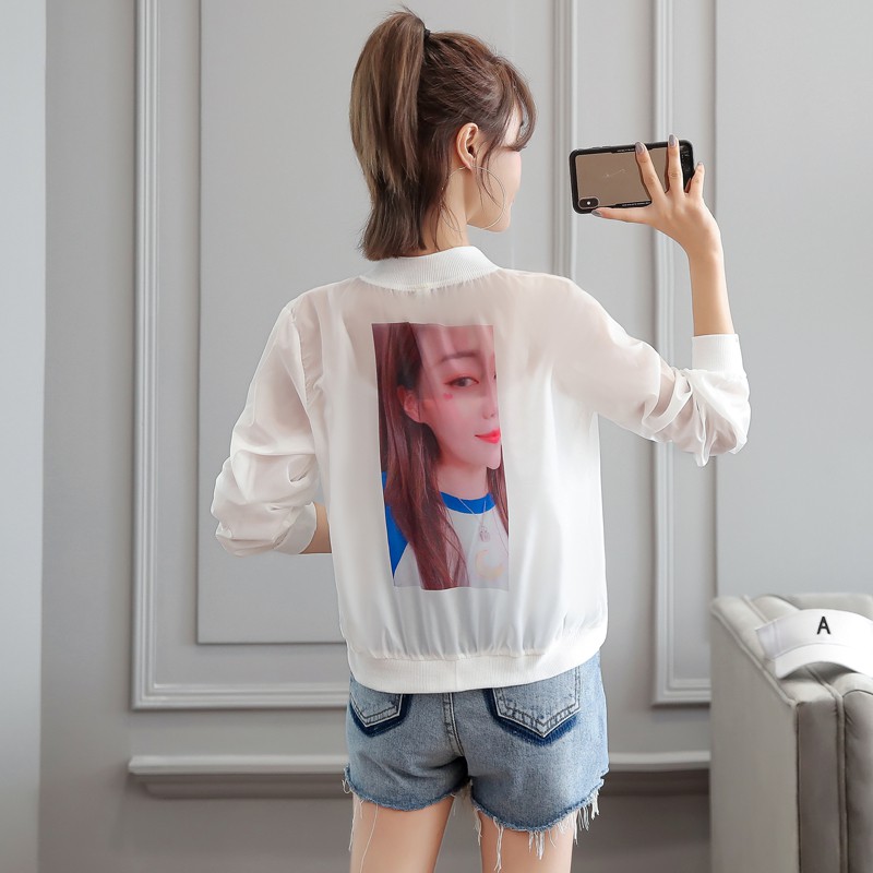 long sleeve sheer cardigan