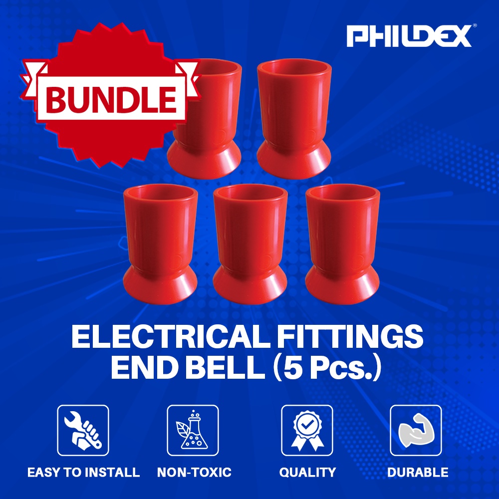 Phildex Electrical Fittings End Bell 2032mm 5pcs. Shopee Philippines