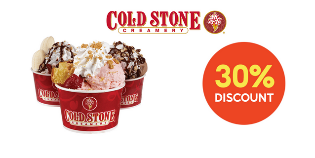 Cold Stone Creamery ShopeePay 30% Discount