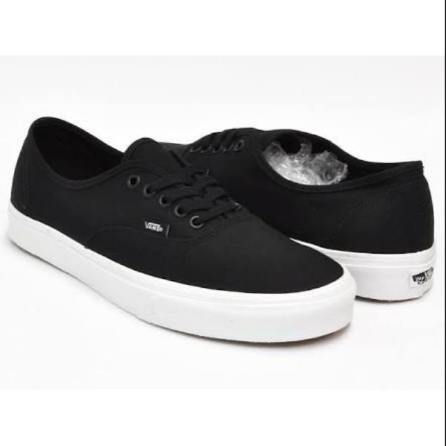 vans authentic mono black white