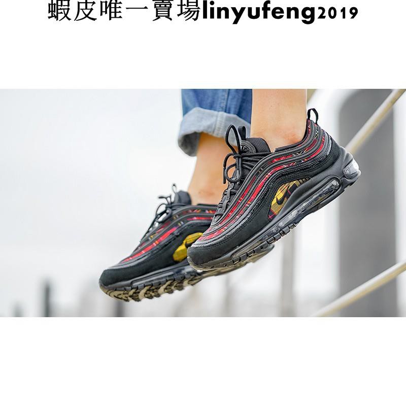women's nike air max 97 se tartan casual shoes