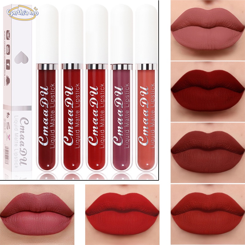 6 Colors Ultra Matte Liquid Lipstick Lip Glosses Waterproof Sexy Long