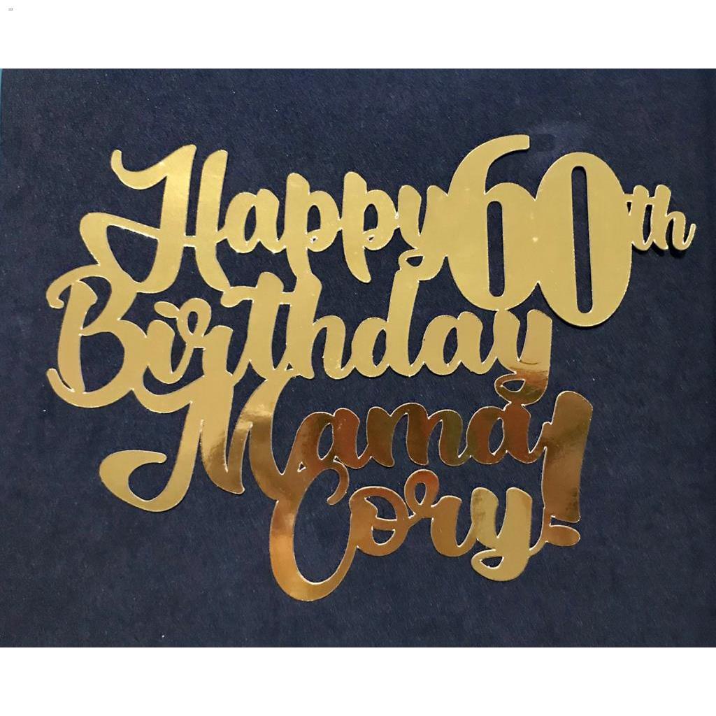 kitchenCustomized SINGLE COLOR ADD YOUR NAME Cake Toppers made of 250