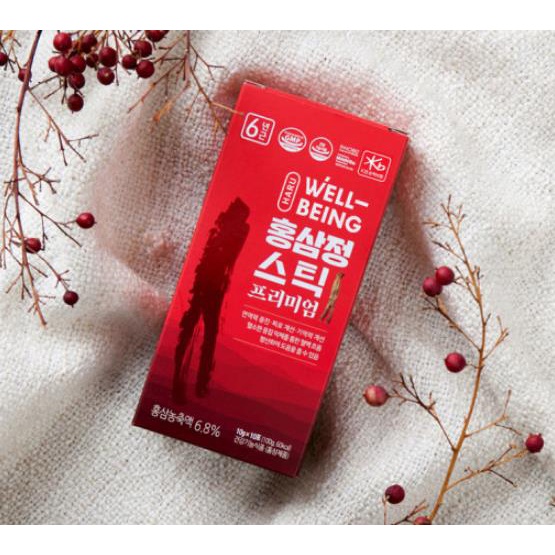 Haru Well-Being Goryeo Red Ginseng Extract Essence Stick Premium 10g x 30pcs