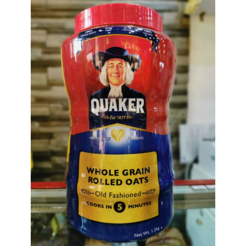 Quaker Whole Grain Rolled Oats 1.2kg Shopee Philippines