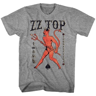 ZZ Top The Tonnage Tour Satan Mens T Shirt Devil 2017 Rock Band Concert Merch(1) #1