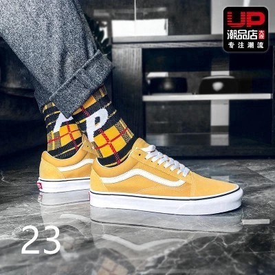 vans old skool platform on feet